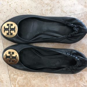 Black Tory Burch Ballet Flats